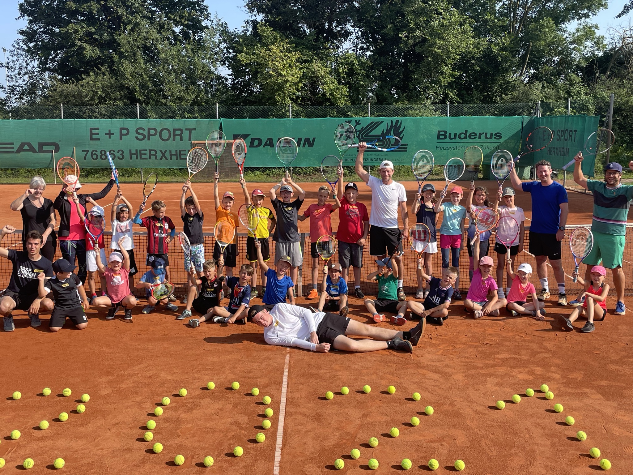 Gruppenfoto Tenniswoche 2021