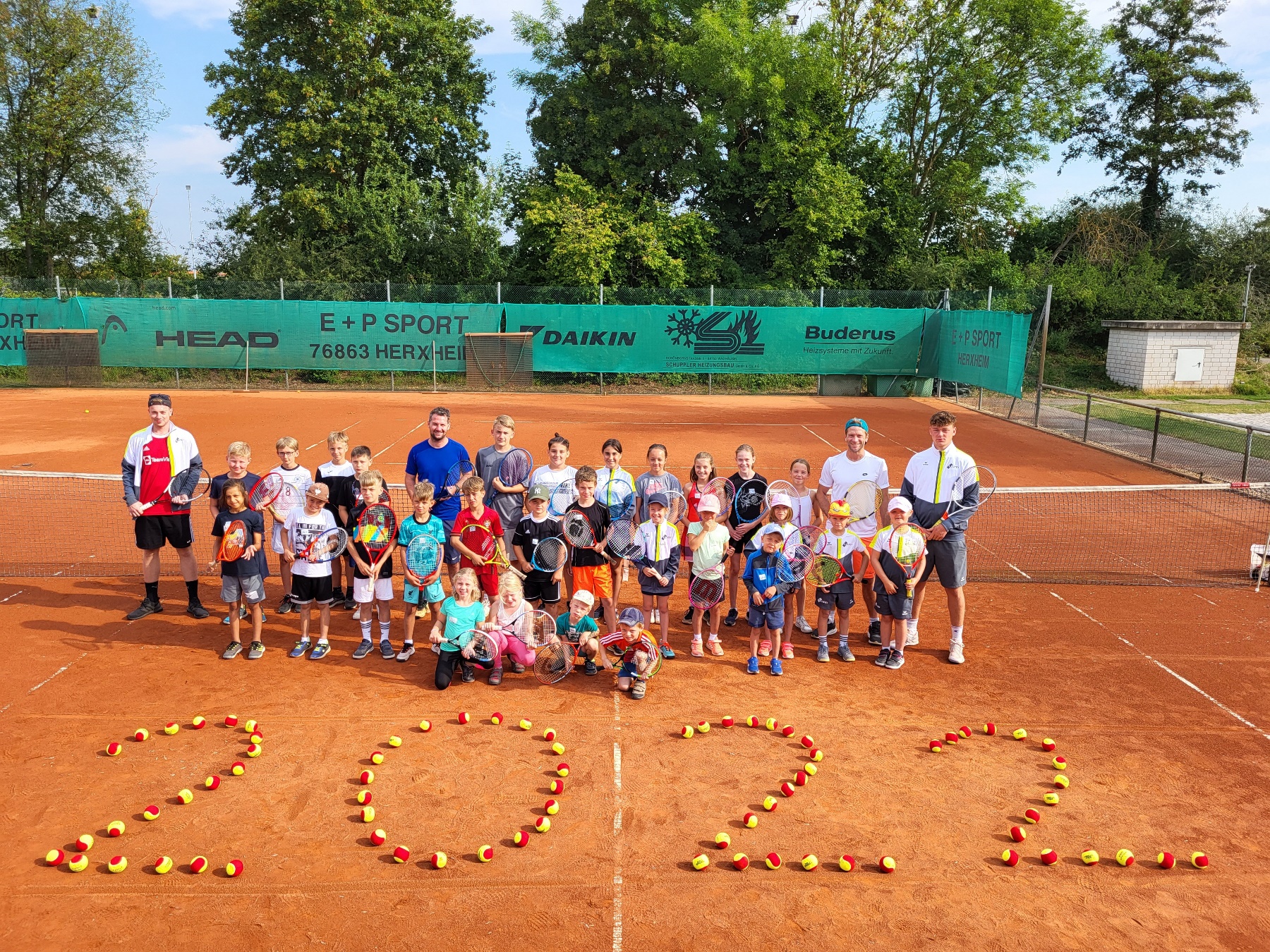 Gruppenfoto Tenniswoche 2022