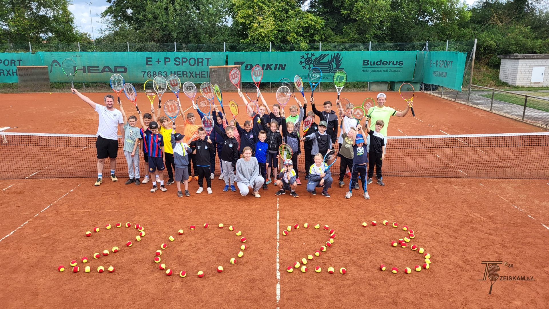 Gruppenfoto Tenniswoche 2023